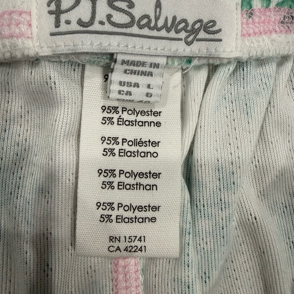 Pj Salvage NWT Snowflake Wishes Pointelle Pants Set Size Large - Picture 9 of 11
